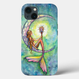 Zeemeermin Maan Fantasie Kunst van Molly Harrison iPhone 13 Hoesje