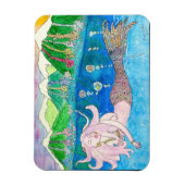 Zeemeermin magneet (Verticaal)