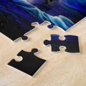 Zeemeermin met Dolphin Legpuzzel (Zijkant)