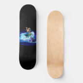 Zeemeermin met Dolphin Skateboard (Voorkant)