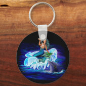 Zeemeermin met Dolphin Sleutelhanger (Voorkant)