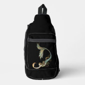 Zeemeermin met Moon Fantasy Art Sling Bag (Voorkant)
