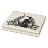  zeemeermin met Seashells Rubberstempel (Stempel)