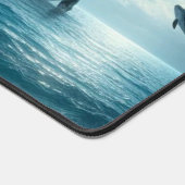 Zeemeermin met walvissen bureaumat (Hoek)