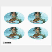 Zeemeermin met Zeeen Turtle Stickers (Vel)