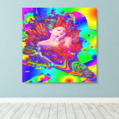 Zeemeermin metamorfose canvas afdruk (Insitu (Houten vloer))