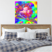 Zeemeermin metamorfose canvas afdruk (Insitu (Slaapkamer))