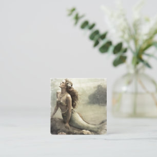 zeemeermin mininotecard 2,5 inch notitiekaartje