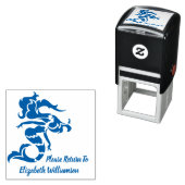 Zeemeermin Monogram Boek Retour Zelfinktende Stempel (In situ)