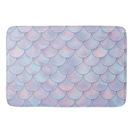 Zeemeermin mousserende schalen badmat (Voorkant)