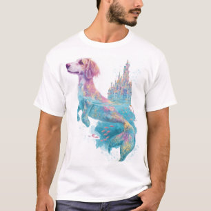Zeemeermin Mutt � Onderwater Fantasie Hond T-shirt