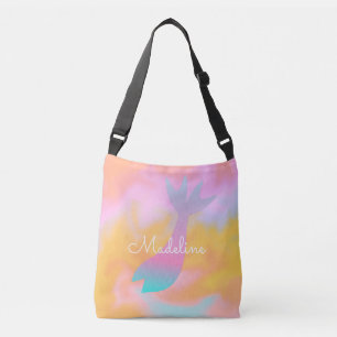 Zeemeermin Nep Hologram Naam  Crossbody Tas