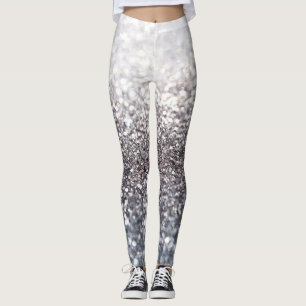 Zeemeermin Oceaan Glitter Glam #3 (Faux Glitter) # Leggings