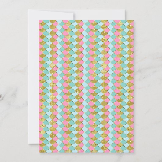 Zeemeermin of in het kader van de uitnodiging tot  (Achterkant)