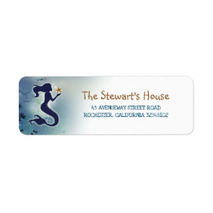 Zeemeermin onder het Zee Etiket