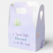 Zeemeermin onder het Zee meisje Baby shower Bedankdoosjes (Geopend)