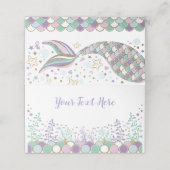 Zeemeermin Onder Het Zee Onderwater Strand Ocean C (Buitenkant ongevouwen)