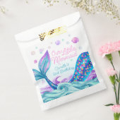 Zeemeermin onder het Zee Party Bedankzakje (Gezegeld)