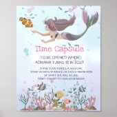 Zeemeermin onder Zee Poster (Voorkant)