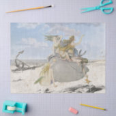 Zeemeermin  ontvlechting strand tissuepapier (Craft)