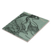  zeemeermin op het Zee koopt de noordpoolscène Tegeltje (Zijkant)