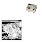 ZEEMEERMIN OP MERHORSE FANTASY RUBBER STEMPEL * Cl (Gestempeld)