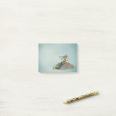 Zeemeermin op Rocks Post-it® Notes (Op bureau)