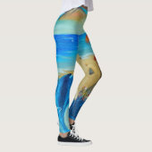 Zeemeermin over Leggings Leggings (Rechts)