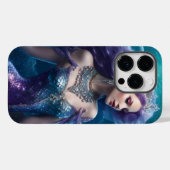 Zeemeermin Paarse Haar Case-Mate iPhone Case (Achterkant (horizontaal))