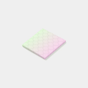 Zeemeermin Pastel Rainbow Gradient Waterverf minim Post-it® Notes