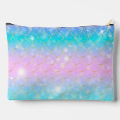 Zeemeermin patroon, aangepaste monogram Accessoire Etui (Achterkant)