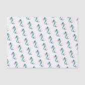 Zeemeermin Patroon Tissue Paper Tissuepapier (Voorkant)