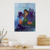 zeemeermin poster (Keuken)