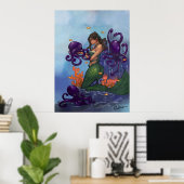 zeemeermin poster (Thuiskantoor)