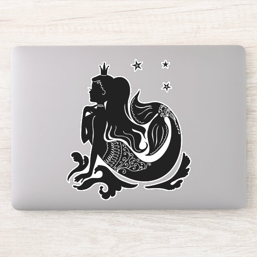 Zeemeermin Prinses Sticker (Computer)