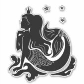Zeemeermin Prinses Sticker (Voorkant)