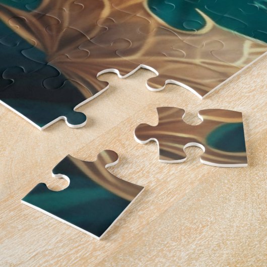 zeemeermin puzzel legpuzzel (Zijkant)