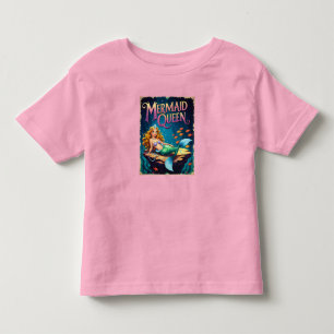 Zeemeermin Queen Peuter Meisjes Ocean Princess T-s Kinder Shirts