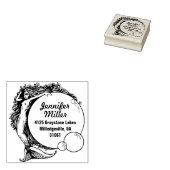  zeemeermin retouradres Rubberstempel Rubberstempel (Gestempeld)