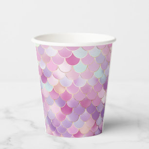 Zeemeermin Schalen Verjaardag Party Paper Cup Papieren Bekers