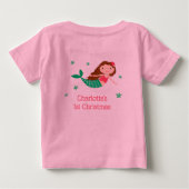 Zeemeermin Schattig 1e Kerstfeest (Achterkant)