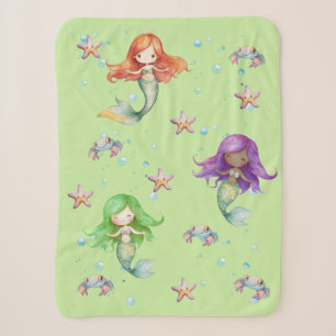 Zeemeermin Sherpa Blanket Deken