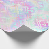 Zeemeermin Shimmer Iridescent Pink Cadeaupapier (Hoek)