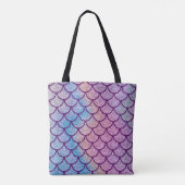 Zeemeermin Shimmer Scale Tote Tas (Achterkant)