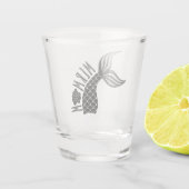 Zeemeermin Shot Glas (Achterkant)