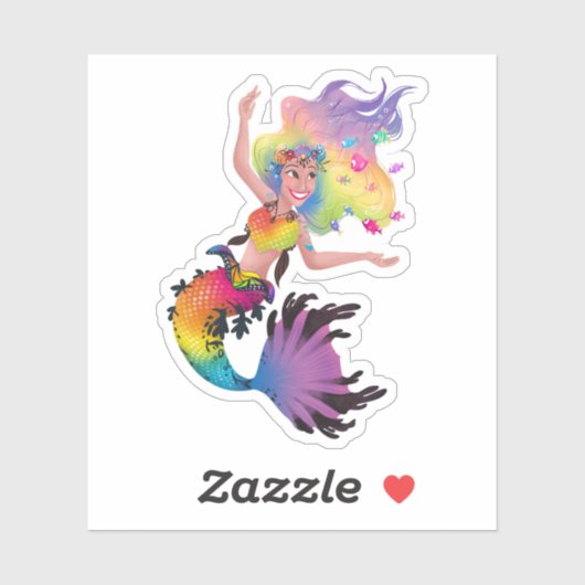 Zeemeermin Sparkles Sticker (Vel)