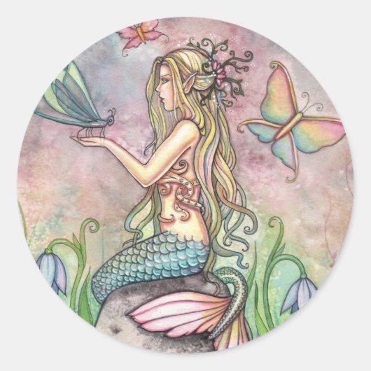 Zeemeermin Stickers door Molly Harrison (Voorkant)