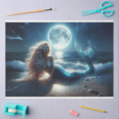 Zeemeermin Strand Maanlicht Weefsel Papier (Craft)