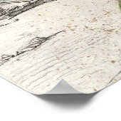 Zeemeermin strand poster (Hoek)