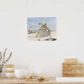 Zeemeermin strand poster (Keuken)